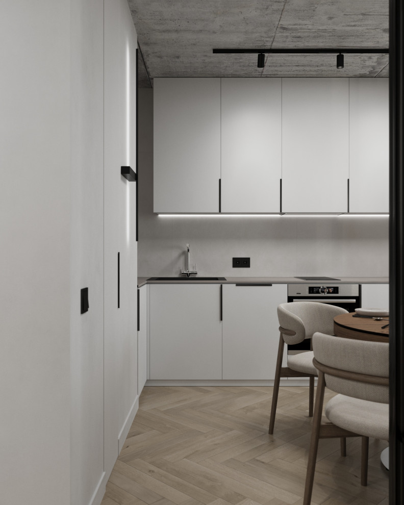 Кухня-гостиная в ЖК Западный Луч