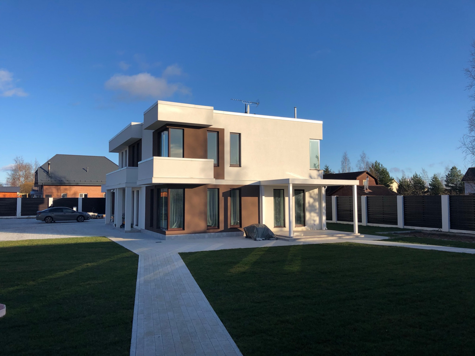 Дом после реконструкции в кп "Звездочка"