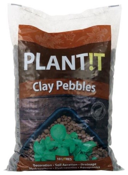 Hydrofarm GMC10L Plantit Clay Pebbles 10 Liters
