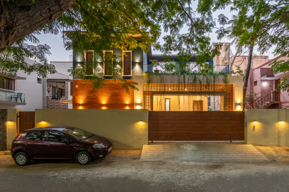 Inspiration for an Indian exterior in Chennai.