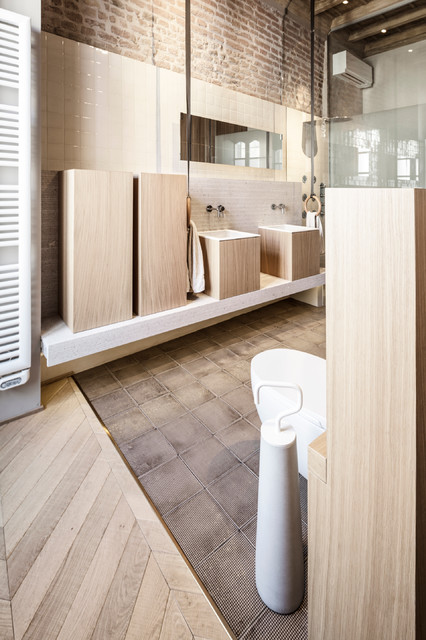 Appartamento RJ contemporary-bathroom