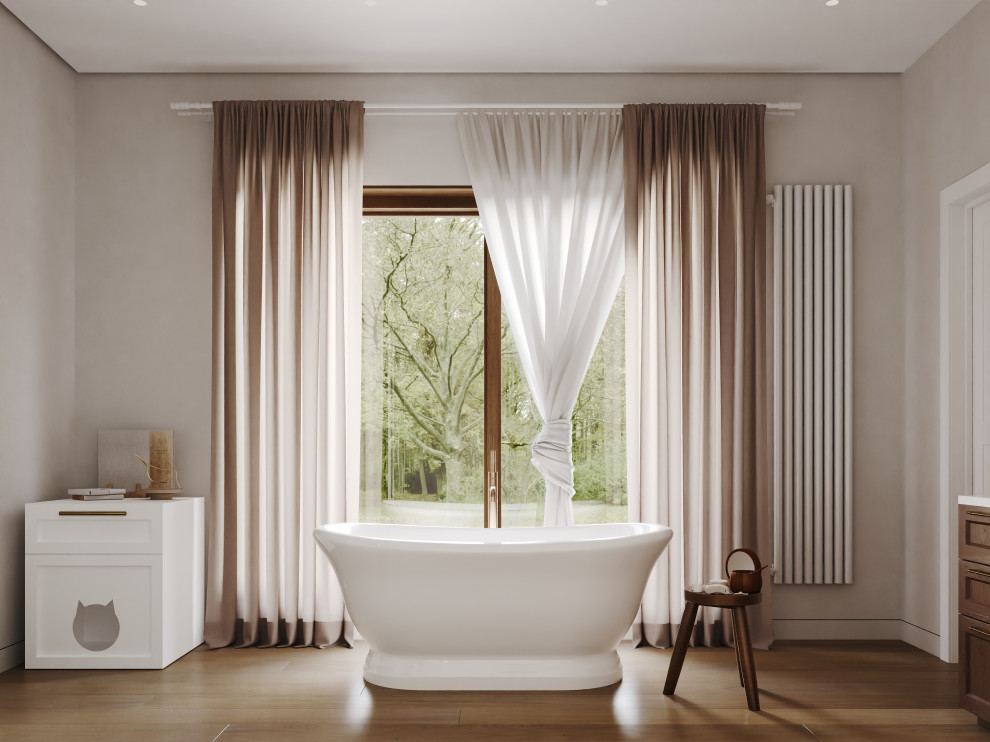 Ванная комната из проекта #частныйдомотunison