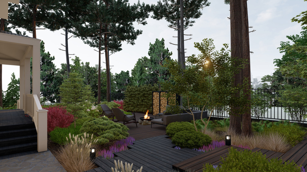 Вид на костровую зону