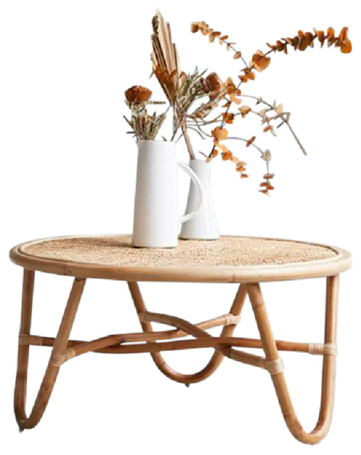 Rattan Coffee Table Tikamoon Lina Tropical Coffee Tables by Oroa European Furniture