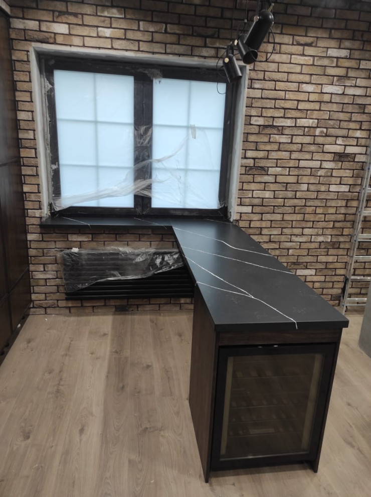 Столешница, стеновая панель, барная стойка из кварца Technistone Poetic ...