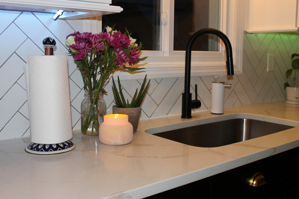 Black and White Kitchen Remodel
