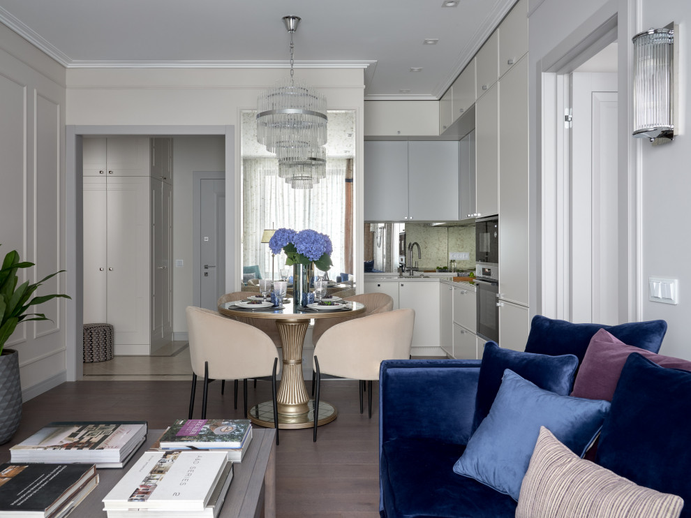 Евротрёшка в стиле неоклассика 77 м2