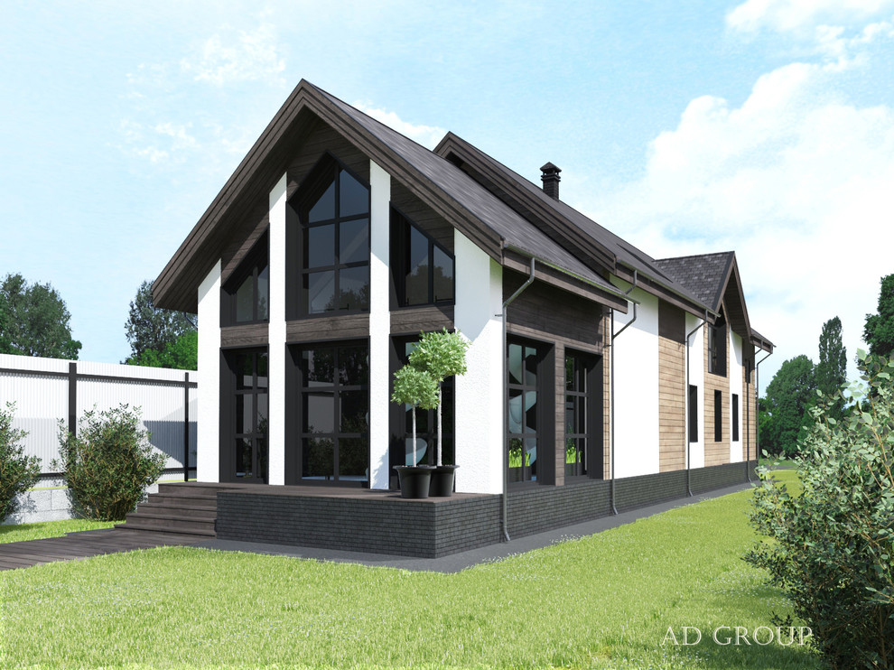 Ландшафтный дизайн участка и архитектурный проект дома. "Плеханово"