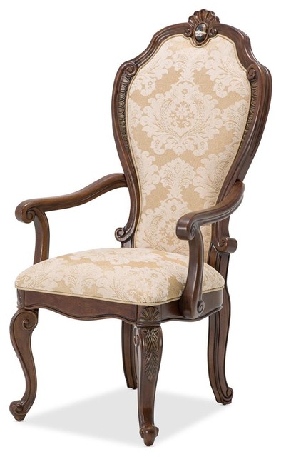 Aico Bella Veneto Arm Chair, Cognac, Set of 2 9051004-202