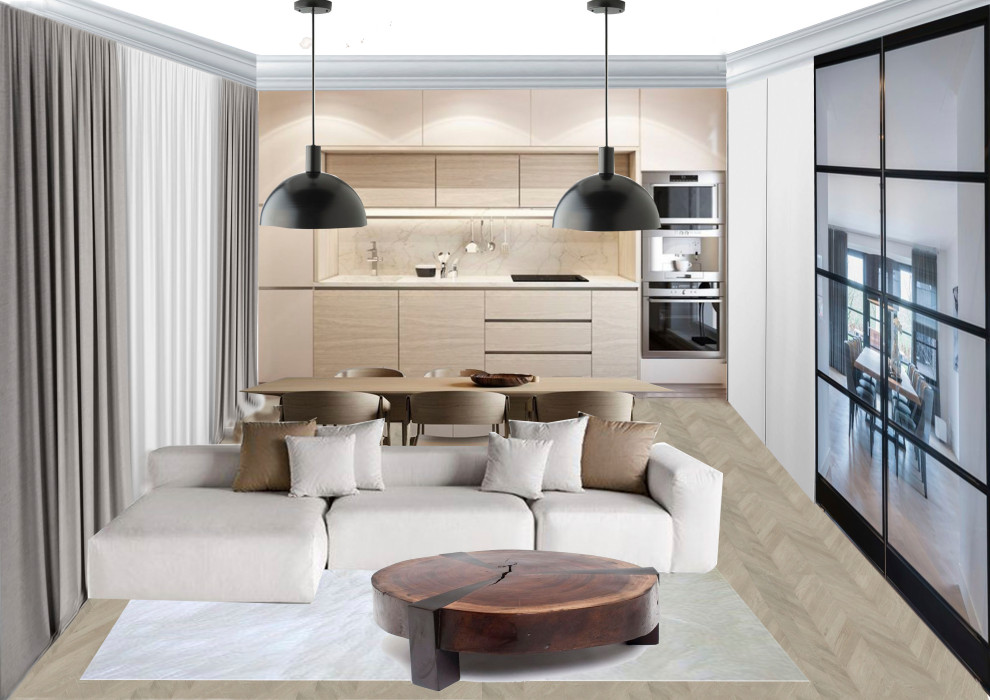 кухня гостиная