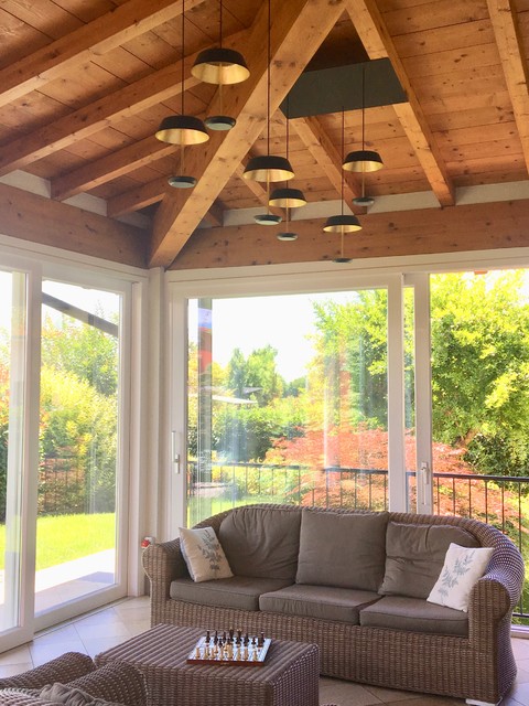 Immagine di una veranda minimal