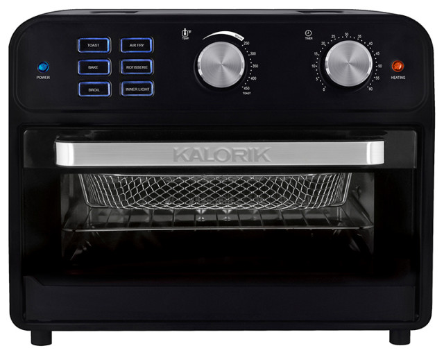 Kalorik 22 Quart Digital Air Fryer Toaster Oven With Black Finish AFO 46110 BK