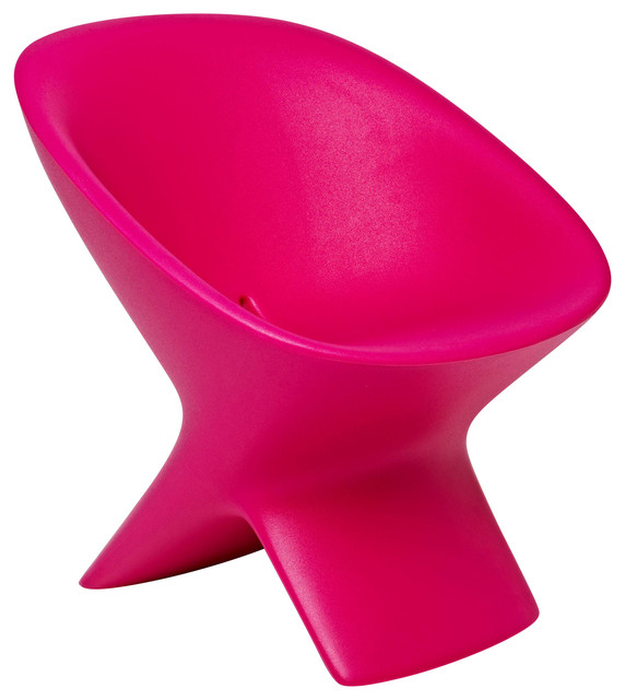 Ublo Modern Armchair, Cherry Pink