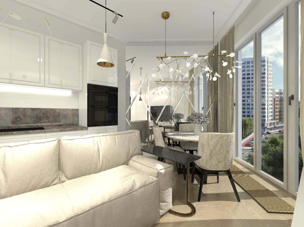 Квартира в стиле неоклассика