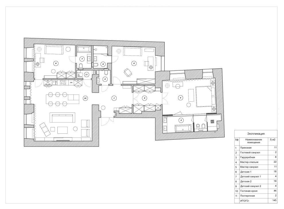 Квартира 140 кв.м