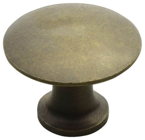 H 42 7 8 Solid Brass Desk Interior Knob Traditional Cabinet