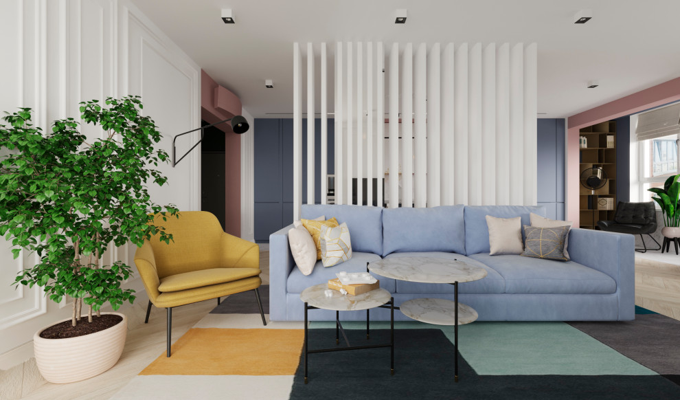 Квартира с яркими акцентами