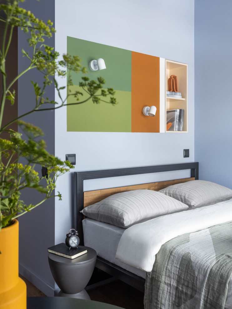 Студия 1. Вид на изголовье кровати