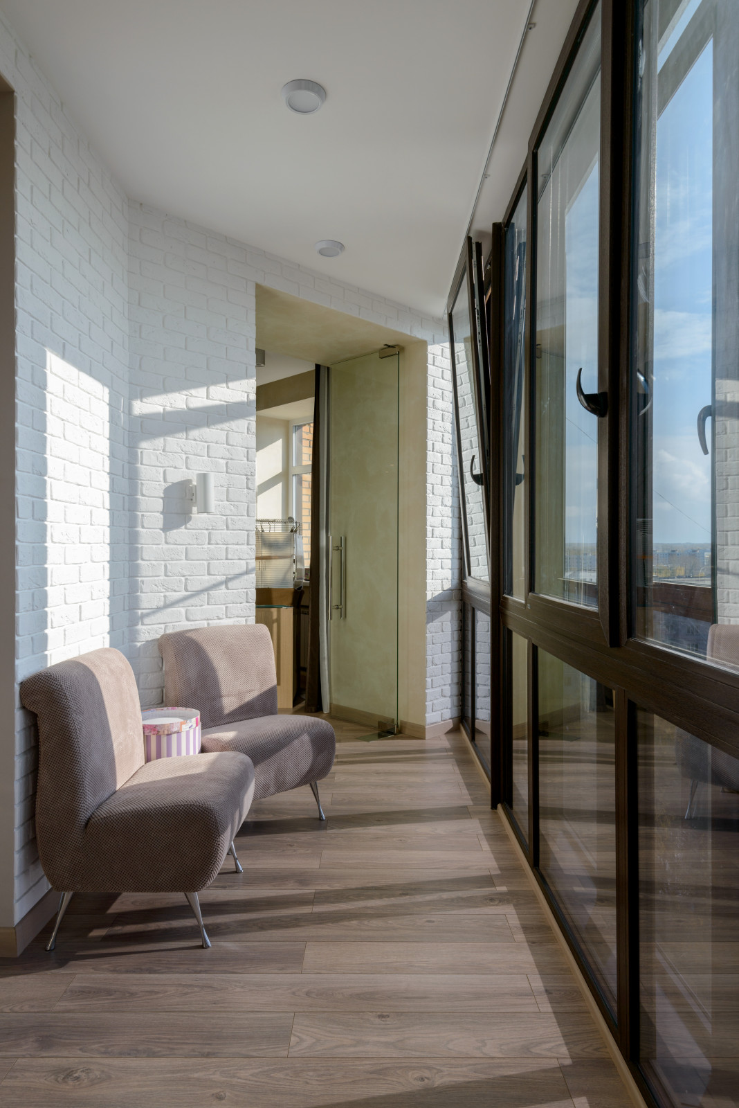 Двухъярусная квартира в стиле Экоминимализм