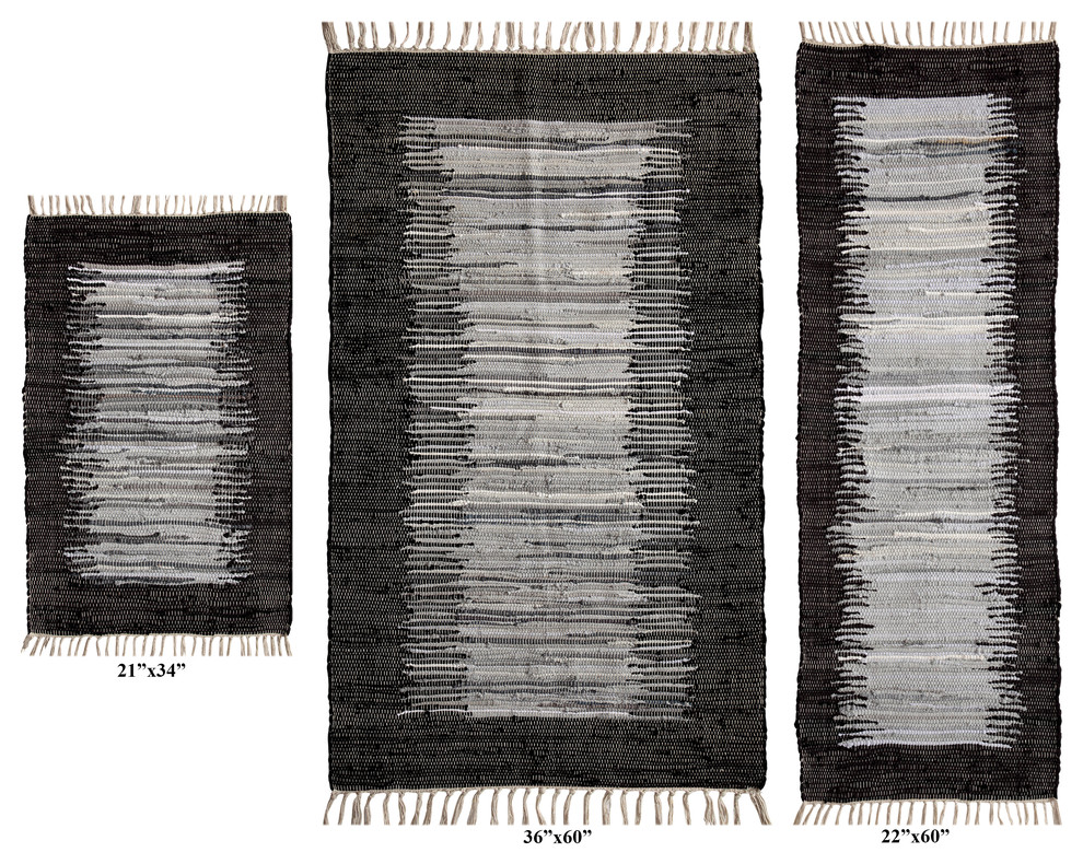 Burbank 3 Piece Set Area Rug 36 X60 22 X60 21 X34 Contemporary Area Rugs By Home Weavers Inc