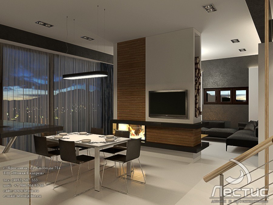 Современный дизайн частного дома в Ярославле