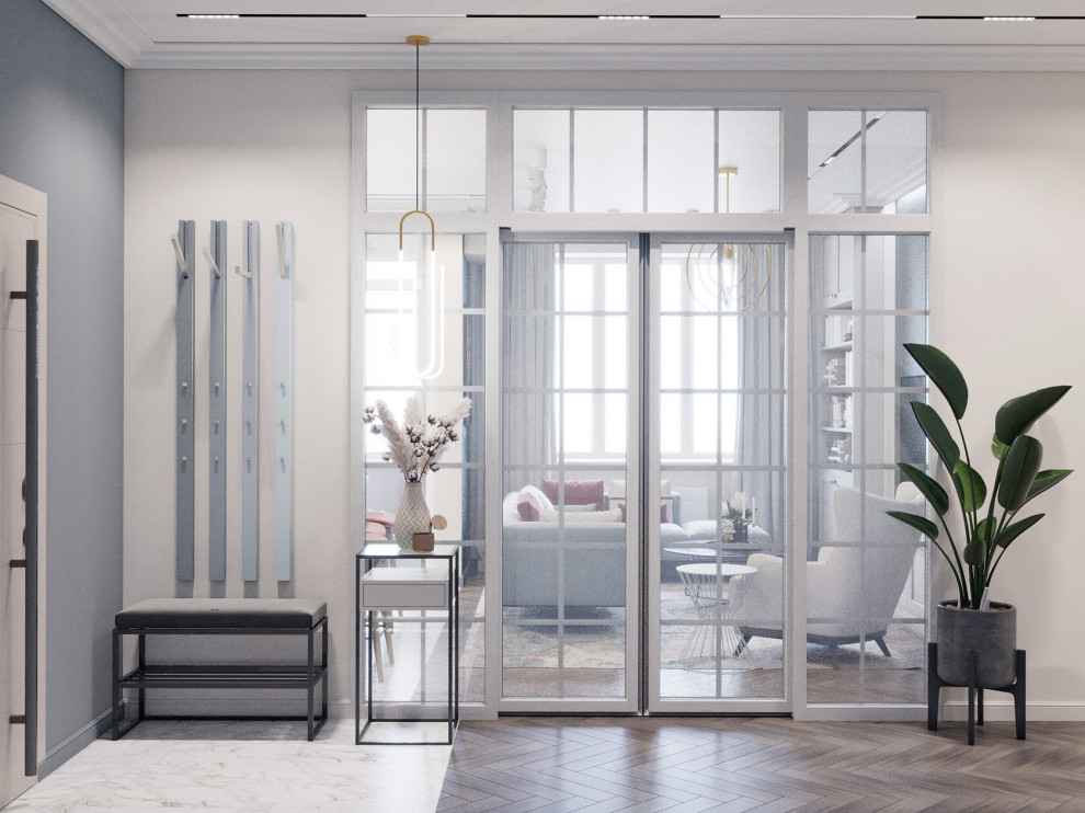 Квартира 77м2, современная классика