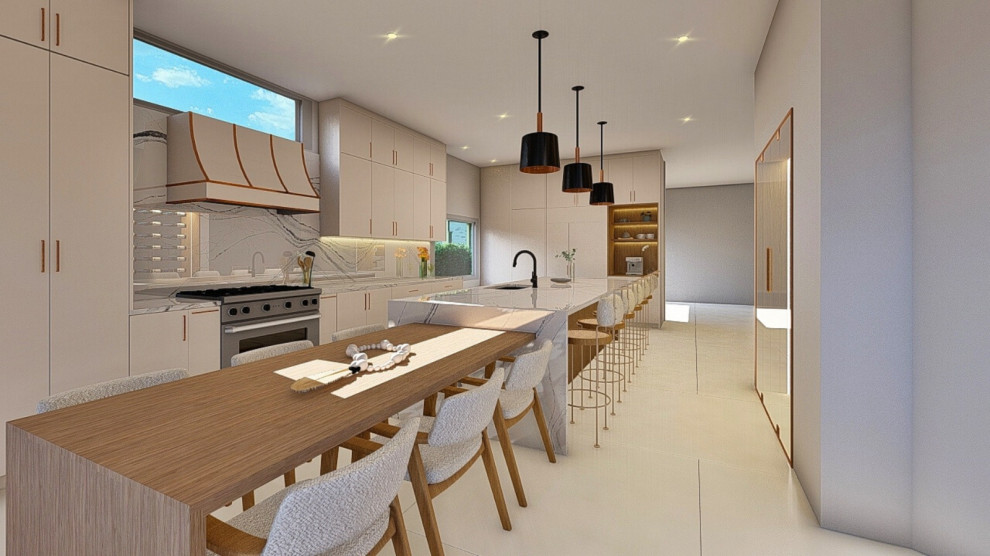 Light and Bright Modern Luxury in St. Pete Kitchen