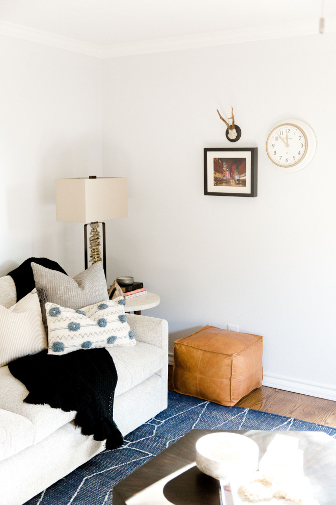 Transitional home design photo in Dallas