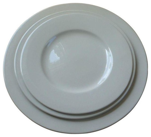 Used Wedgwood China "Drabware" Salad Plates - A Dozen