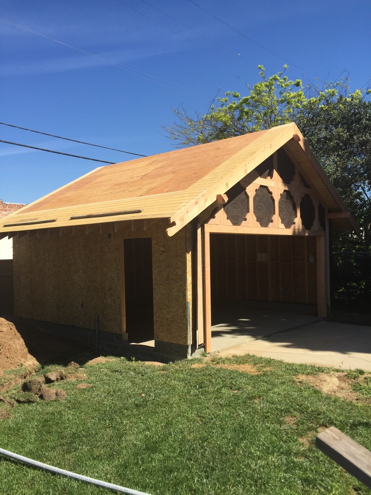 New 2 car garage historical house