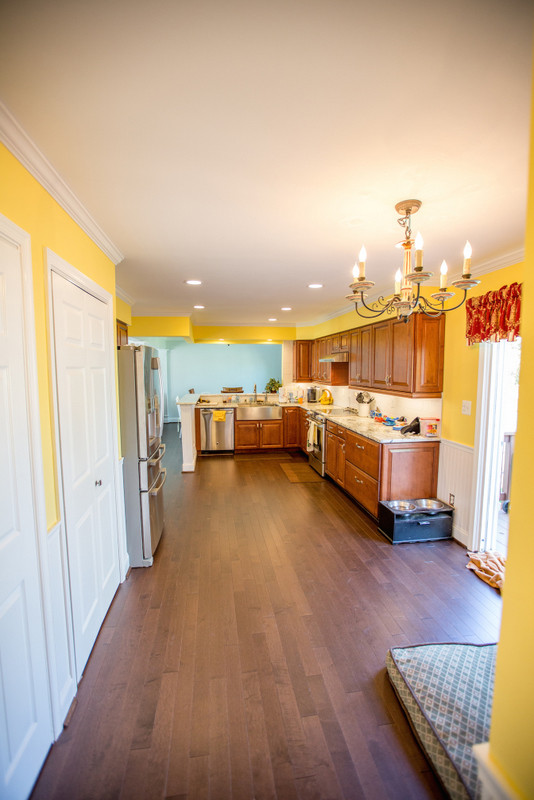 Transitional home design photo in DC Metro