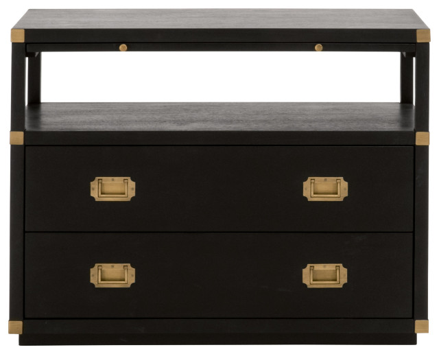 Bradley 2Drawer Nightstand Transitional Nightstands And Bedside