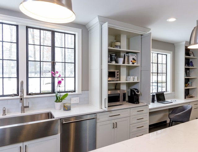 Shaker Heights Renovation klassisch-modern-kueche