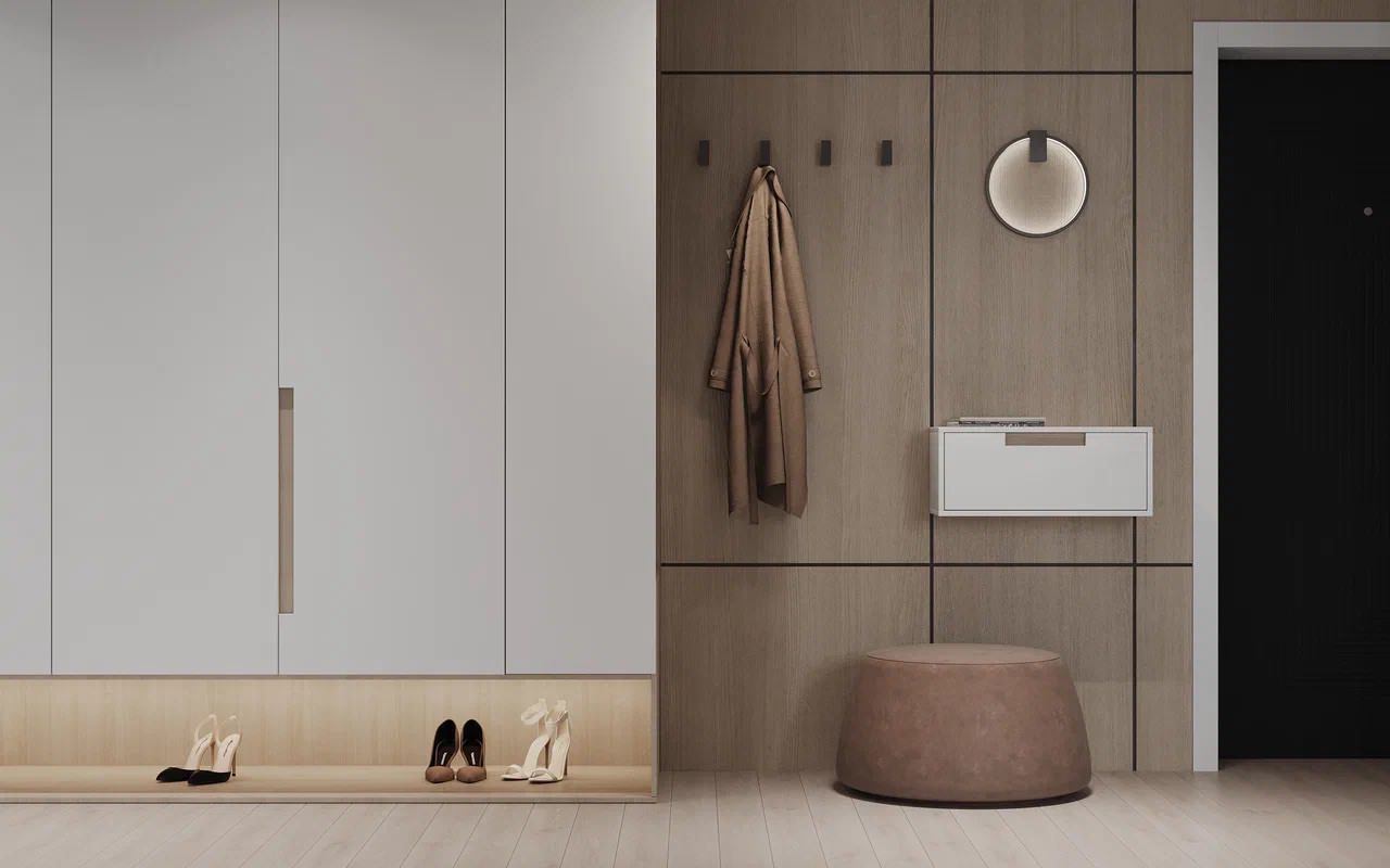 Дизайн-проект двухкомнатной квартиры для семейной пары