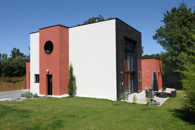 couleur facade maison moderne