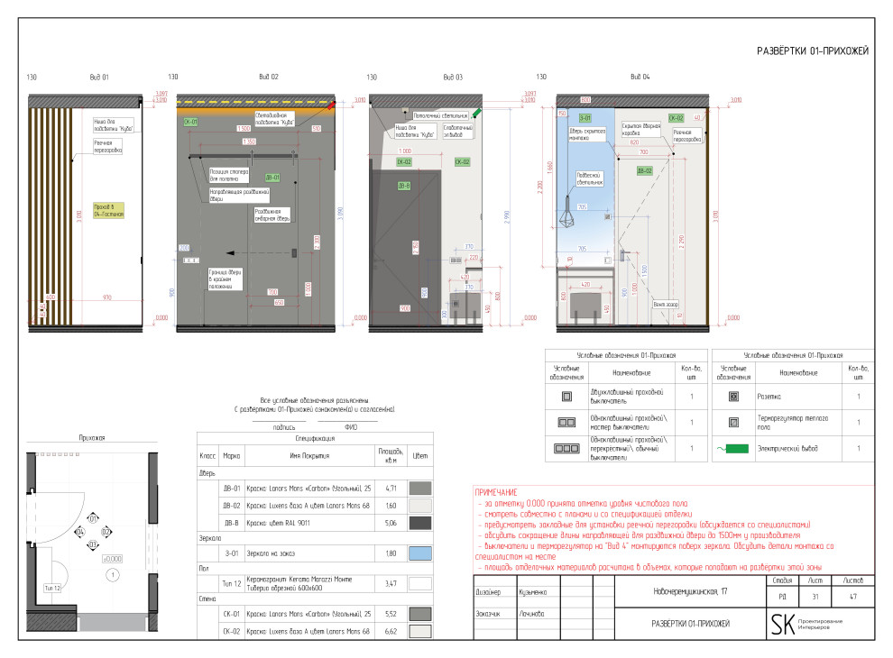 Пример чертежей рабочей документации