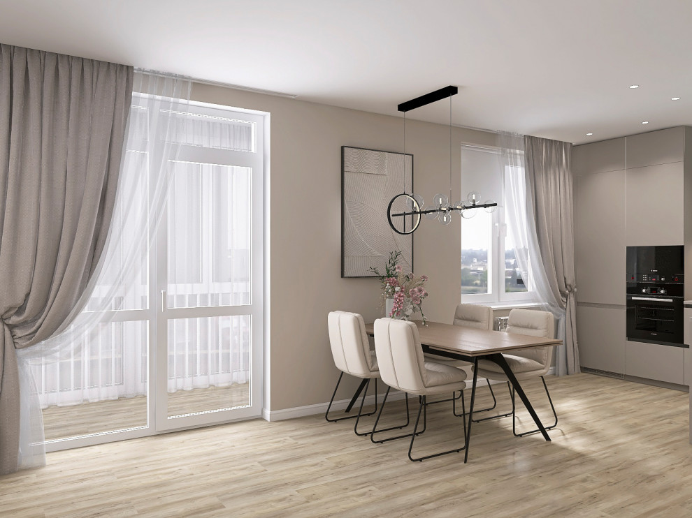 Проект кухни-гостиной в ЖК Рафинад г. Вологда