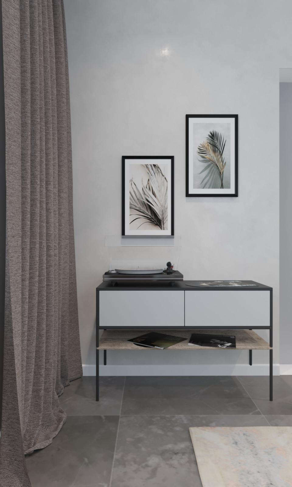 Кухня-гостиная загородного дома в Санкт-Петербурге.