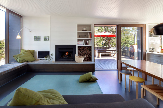 Metung House by Neil Architecture costero-salon
