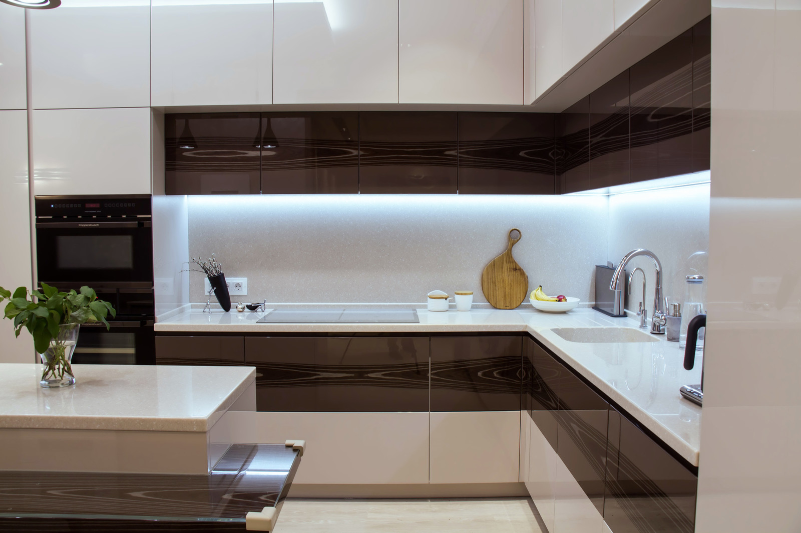 Кухня "Шпон интегрированный"