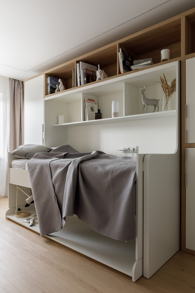 Интерьер трёхкомнатной квартиры в стиле минимализм, г. Калининград