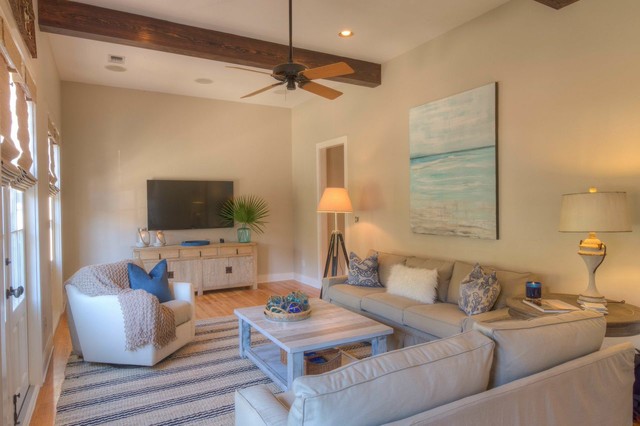 Rosemary Beach Renovation maritim-vardagsrum