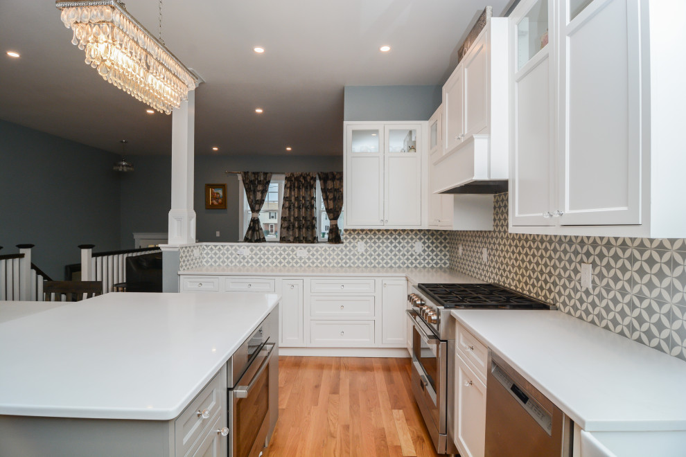 Inspiration for a craftsman kitchen remodel in Boston