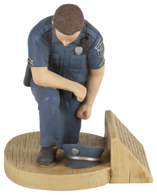 Figurine Resin 5" Police Officer's Contemporary Decorative Objects