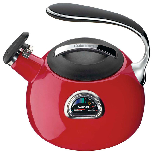 Perfectemp 3-Quart Teakettle, Red