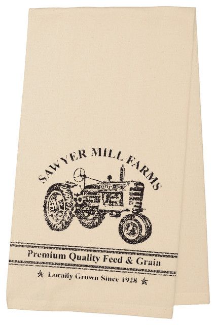 Sawyer Miller Charcoal Tractor Towel