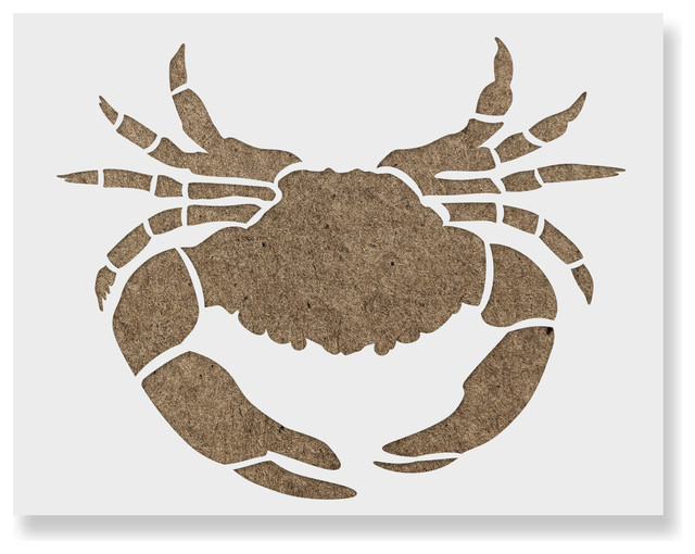 maryland crab stencil for diy projects beach style wall stencils