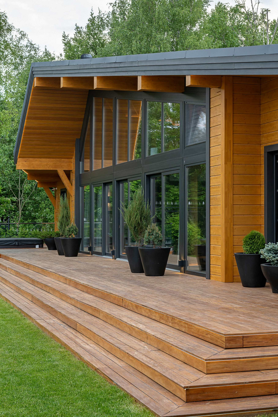 Бассейн и СПА комплекс по технологии фахверк