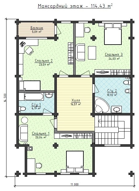 Мансардный этаж