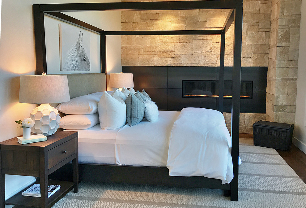 Inspiration for a transitional bedroom remodel in Denver